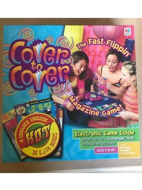 COVER TO COVER Magazine Electronic Card Game